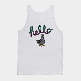 Hello Pigeon Tank Top